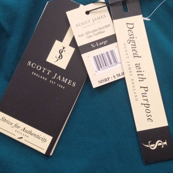 SCOTT JAMES MEN'S POLO SHIRT - Picture 8 of 10